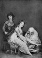 Goya y Lucientes, Francisco de: Folge der »Caprichos«, Blatt 31: Sie betet fr sie