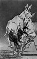 Goya y Lucientes, Francisco de: Folge der »Caprichos«, Blatt 42: Du, der du nichts dafür kannst