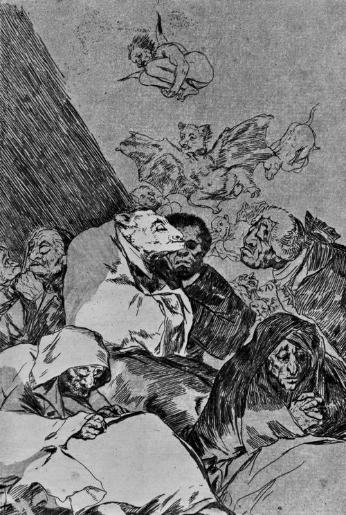 Goya y Lucientes, Francisco de: Folge der »Caprichos«, Blatt 46: Verweis