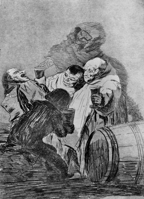 Goya y Lucientes, Francisco de: Folge der »Caprichos«, Blatt 79: Niemand hat uns gesehen