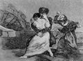 Goya y Lucientes, Francisco de: Folge der »Desastres de la Guerra«, Blatt 09: Sie wollen nicht