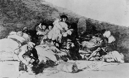 Goya y Lucientes, Francisco de: Folge der »Desastres de la Guerra«, Blatt 25: Diese auch