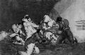 Goya y Lucientes, Francisco de: Folge der »Desastres de la Guerra«, Blatt 26: Man kann es nicht ansehen