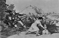 Goya y Lucientes, Francisco de: Folge der »Desastres de la Guerra«, Blatt 44: Ich sah es selbst