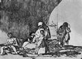 Goya y Lucientes, Francisco de: Folge der »Desastres de la Guerra«, Blatt 57: Gesunde und Kranke
