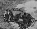 Goya y Lucientes, Francisco de: Folge der »Desastres de la Guerra«, Blatt 70: Sie kennen den Weg nicht