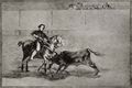 Goya y Lucientes, Francisco de: Folge der Tauromaquia [21]