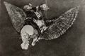 Goya y Lucientes, Francisco de: Folge der »Disparates«, Blatt 05: Fliegender Disparate