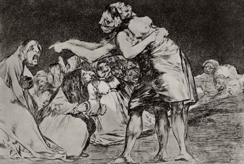 Goya y Lucientes, Francisco de: Folge der »Disparates«, Blatt 07: Der eheliche Disparate