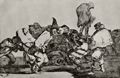 Goya y Lucientes, Francisco de: Folge der »Disparates«, Blatt 14: Der Karneval-Disparate