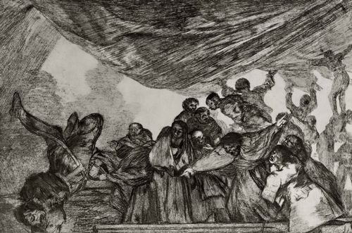 Goya y Lucientes, Francisco de: Folge der »Disparates«, Blatt 15: Reiner Disparate