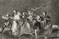 Goya y Lucientes, Francisco de: Folge der »Disparates«, Blatt 16: Die Ermahnungen