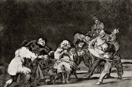 Goya y Lucientes, Francisco de: Folge der »Disparates«, Blatt 17: Die Biederkeit
