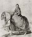 Goya y Lucientes, Francisco de: Reiterporträt der Königin Isabella von Bourbon, nach Velazquez