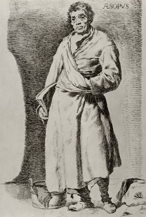 Goya y Lucientes, Francisco de: Aesopus, nach Velazquez