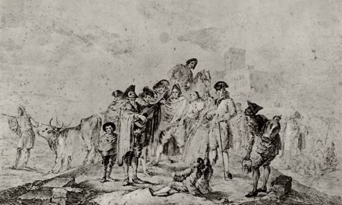 Goya y Lucientes, Francisco de: Der Blinde mit der Gitarre