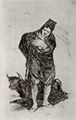 Goya y Lucientes, Francisco de: Mann, in den Mantel gehüllt