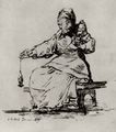 Goya y Lucientes, Francisco de: Alte Spinnerin