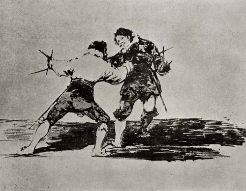Goya y Lucientes, Francisco de: Alt-spanisches Duell