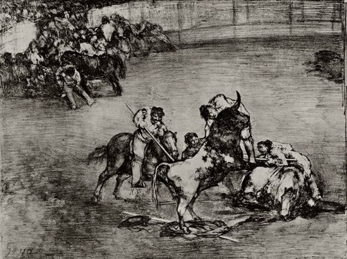 Goya y Lucientes, Francisco de: Folge der »Stierspiele«: Bravo Stier!