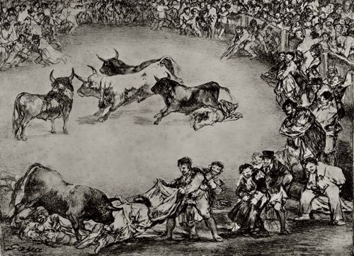 Goya y Lucientes, Francisco de: Folge der »Stierspiele«: Spanischer Zeitvertrieb