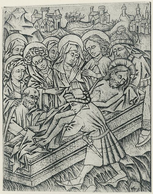 Meister von 1446: Folge zur »Passion Christi«, Die Grablegung