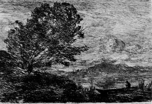 Corot, Jean-Baptiste Camille: Ein See in Tirol