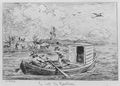 Daubigny, Charles-François: Folge »Album du Voyage en bateau«, Das Wort von Cambronne (Der Zuruf)