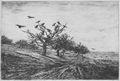 Daubigny, Charles-Franois: Baum mit Raben