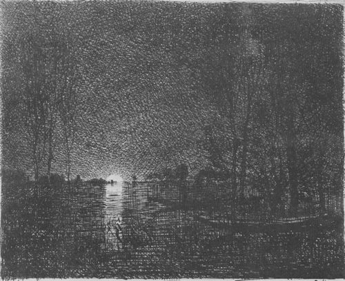 Daubigny, Charles-Franois: Bei Nacht