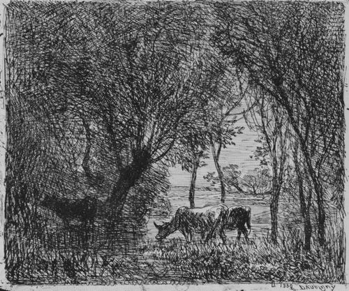 Daubigny, Charles-Franois: Khe im Wald