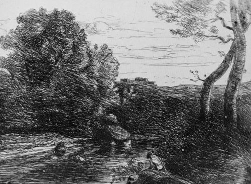 Corot, Jean-Baptiste Camille: Das Bad des Hirten