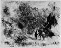 Corot, Jean-Baptiste Camille: Reiter und Fußgänger im Wald