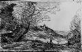 Corot, Jean-Baptiste Camille: Erinnerung an die Landschaft bei Monaco