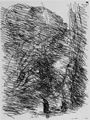 Corot, Jean-Baptiste Camille: Der Träumer unter den großen Bäumen