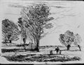 Corot, Jean-Baptiste Camille: Reiter auf dem Land, wartend