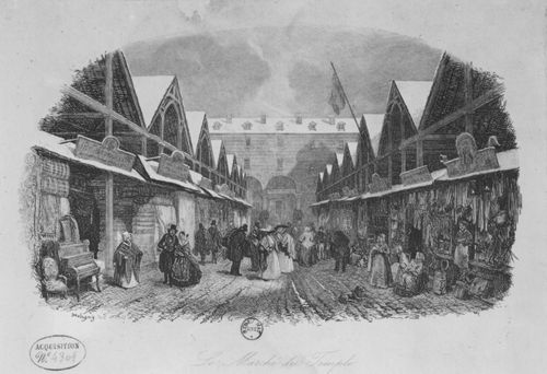 Daubigny, Charles-Franois: Der Markt beim Tempel