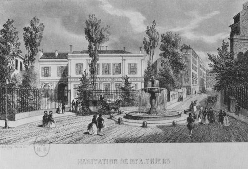Daubigny, Charles-Franois: Das Haus von Monsieur Thiers