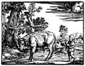 Tizian (Umkreis): Hirtenknabe mit jungem Stier