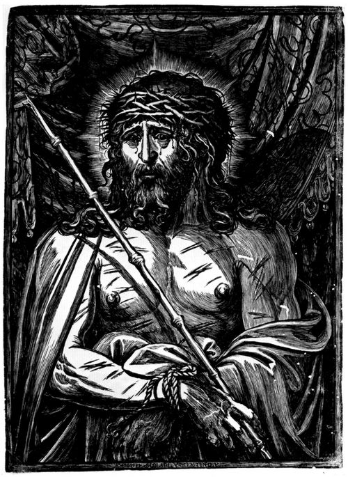 Scolari, Giuseppe: Halbfigur des dornengekrnten Christus