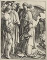 Leyden, Lucas van: Abraham mit den drei Engeln