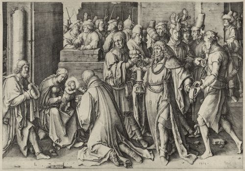 Leyden, Lucas van: Die Anbetung der Heiligen Drei Knige