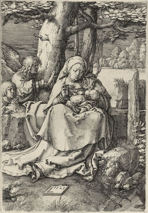 Leyden, Lucas van: Die Madonna in der Landschaft