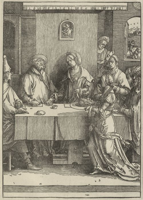 Leyden, Lucas van: Die »Große Folge der Weibermacht«, Salome mit dem Haupte des Täufers