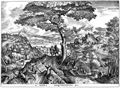 Bruegel d. ., Pieter: Folge der »Zwlf groen Landschaften«, Milites requiescentes (Ausruhende Soldaten)