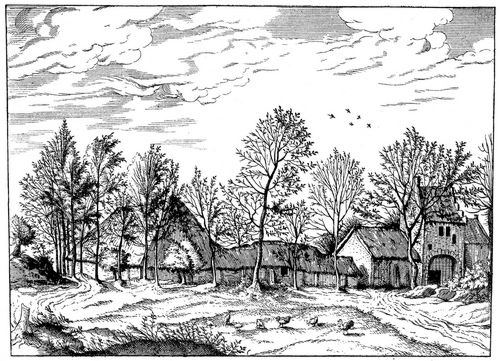 Bruegel d. ., Pieter: Folge der »Kleinen Landschaften«, Landschaft Nr. 01