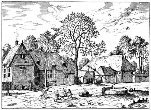 Bruegel d. ., Pieter: Folge der »Kleinen Landschaften«, Landschaft Nr. 05