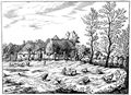 Bruegel d. Ä., Pieter: Folge der »Kleinen Landschaften«, Landschaft Nr. 06