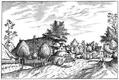 Bruegel d. ., Pieter: Folge der »Kleinen Landschaften«, Landschaft Nr. 24
