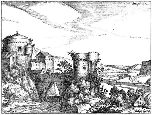 Bruegel d. ., Pieter: Die Festung auf einem Felsen